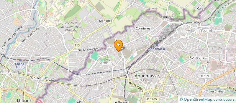 localisation de l'entreprise CONDE HOLDING  AMBILLY