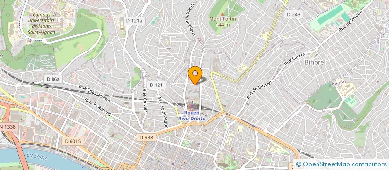 localisation de l'entreprise CONDE IMMOBILIER à ROUEN