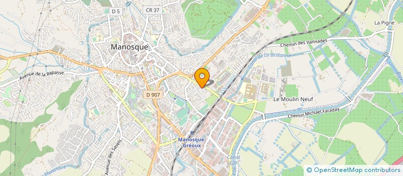 localisation de l'entreprise CONDE PISCINES à MANOSQUE