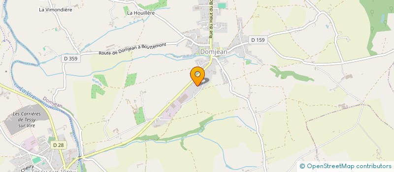 localisation de l'entreprise CONDE SPORTS BUVETTE  CONDE-SUR-VIRE