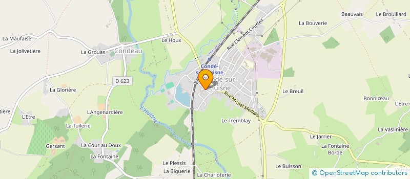 localisation de l'entreprise CONDE SUR HUISNE BADMINTON à SABLONS-SUR-HUISNE
