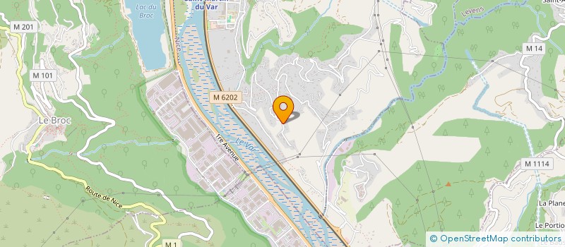 localisation de l'entreprise CONDELLO ISOL PLAQUES CLOISONS VALLEES  SAINT-MARTIN-DU-VAR