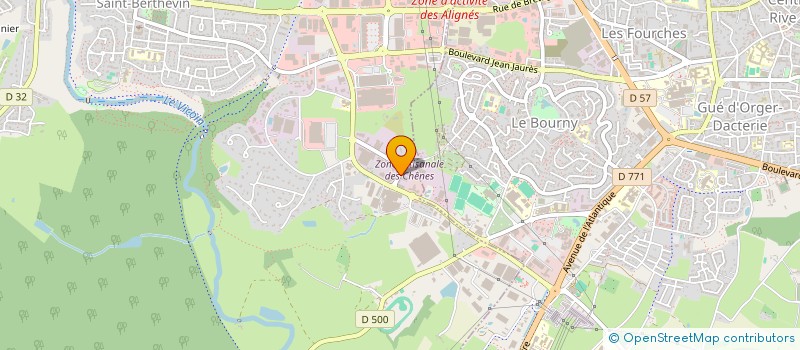 localisation de l'entreprise CONDENSATEUR ELECTROCHIMIQUES FILTRAGE  SAINT-BERTHEVIN