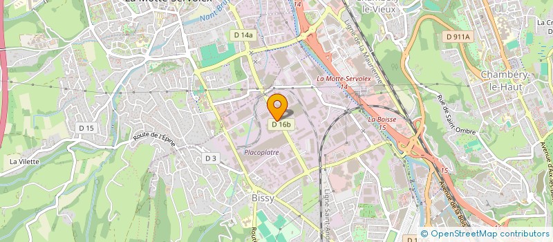 localisation de l'entreprise CONDENSIL à CHAMBERY