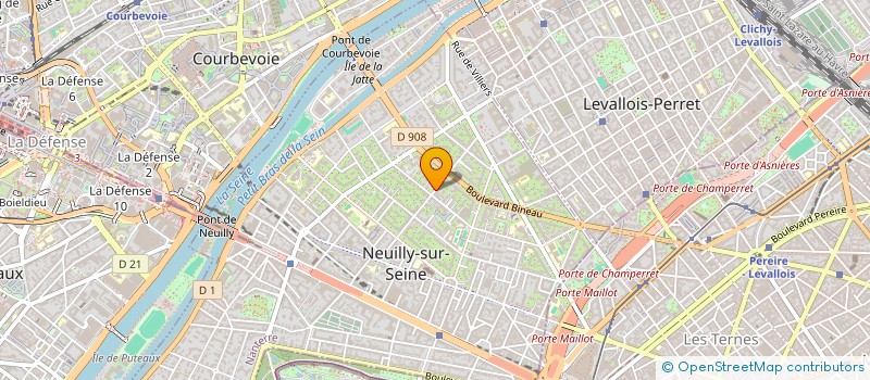 localisation de l'entreprise CONDESA HOLDING à NEUILLY-SUR-SEINE