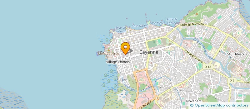 localisation de l'entreprise CONDESSA ML à CAYENNE
