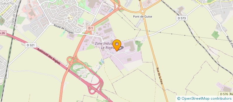 localisation de l'entreprise CONDI PLUS à GAUCHY