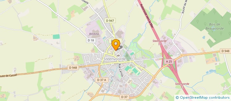 localisation de l'entreprise CONDIFROST  STEENVOORDE