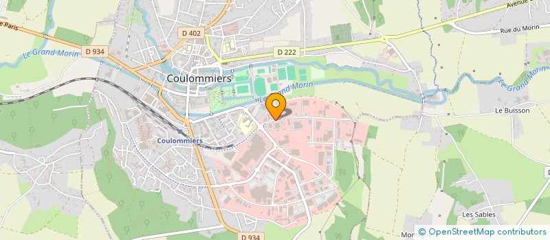 localisation de l'entreprise CONDITIONNEMENT EMBALLAGE INDUSTRIEL à COULOMMIERS