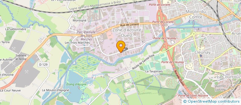 localisation de l'entreprise CONDITIONNEMENT INDUSTRIEL FRANCAIS à RENNES