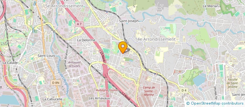 localisation de l'entreprise CONDITIONNEMENT TOUS PRODUITS ALIMENTAIR à MARSEILLE