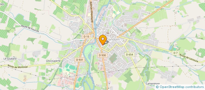 localisation de l'entreprise CONDOM RUNNING LOISIR  CONDOM