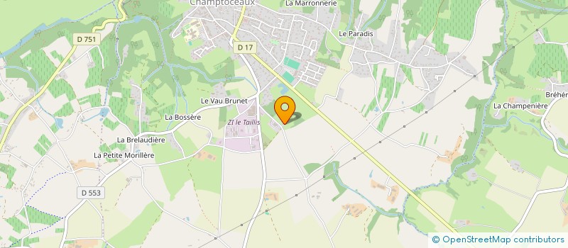 localisation de l'entreprise CONDOR  OREE D'ANJOU