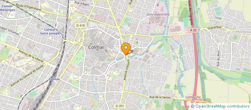 localisation de l'entreprise CONDOR DENTAL à COLMAR