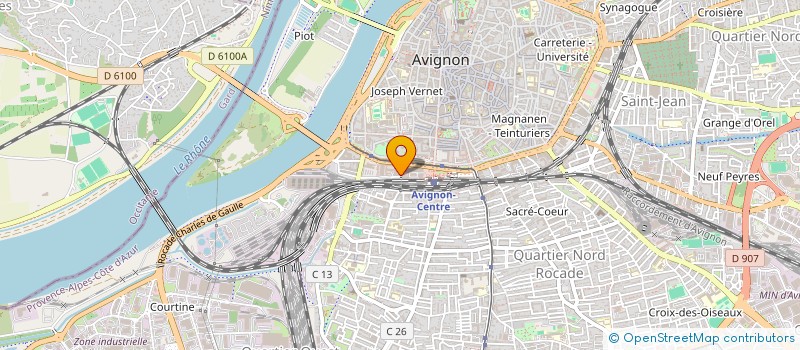 localisation de l'entreprise CONDOR-PREFA SA à AVIGNON