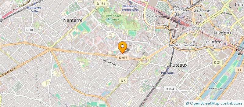 localisation de l'entreprise CONDOR SECURITE PRIVEE  NANTERRE