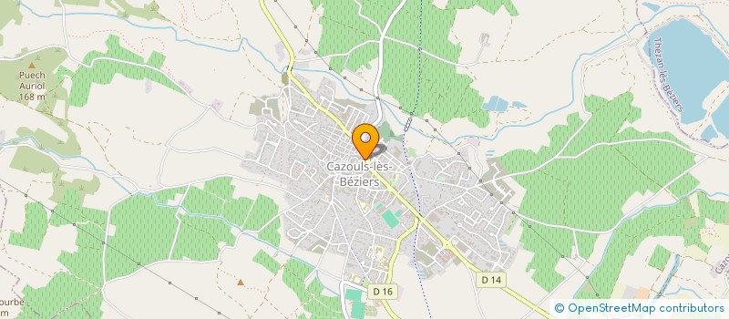 localisation de l'entreprise CONDORCET  CAZOULS-LES-BEZIERS