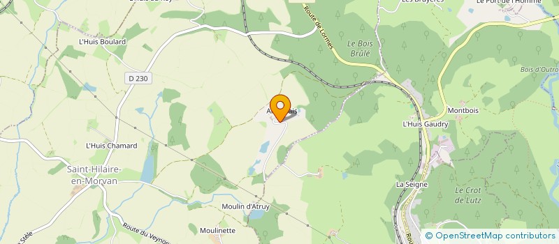 localisation de l'entreprise CONDORCET 58  SAINT-HILAIRE-EN-MORVAN