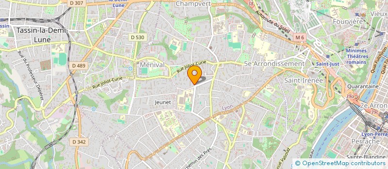 localisation de l'entreprise CONDORCET  LYON