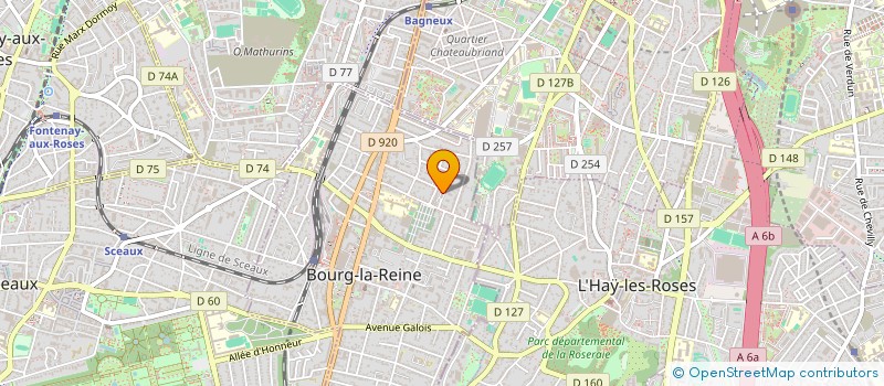 localisation de l'entreprise CONDORCET CLUB CENTRAL à BOURG-LA-REINE