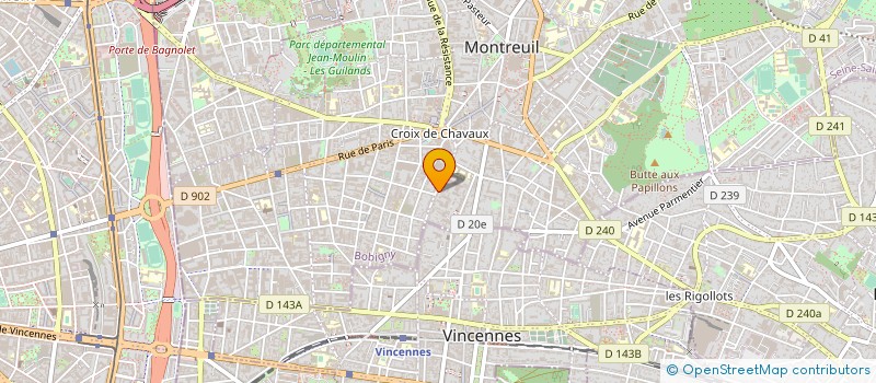 localisation de l'entreprise CONDORCET PARTICIPATION à MONTREUIL