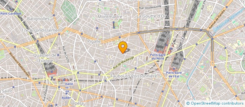localisation de l'entreprise CONDORCET SERVICES à PARIS