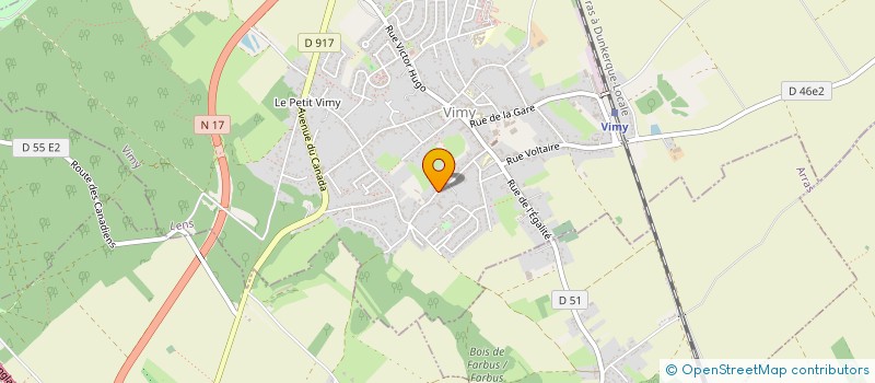 localisation de l'entreprise CONDORCET2017 à VIMY