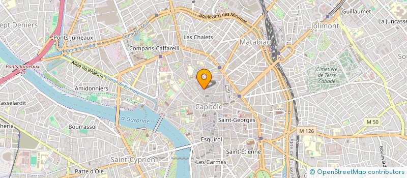 localisation de l'entreprise CONDOU PSY à TOULOUSE