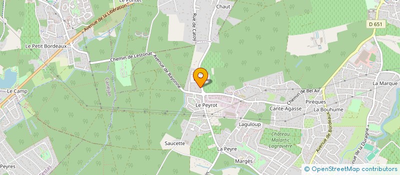 localisation de l'entreprise CONDRINE  LEOGNAN