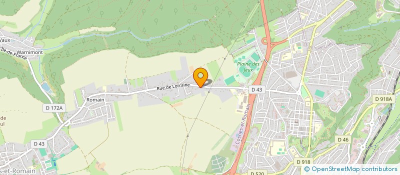 localisation de l'entreprise CONDRUZ  COSNES-ET-ROMAIN