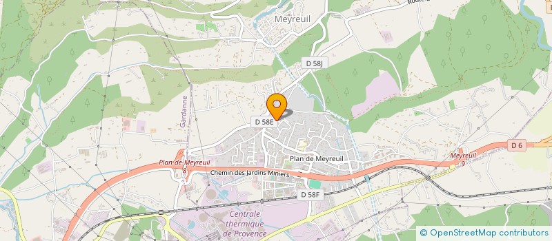 localisation de l'entreprise CONDUC'HABITAT à MEYREUIL