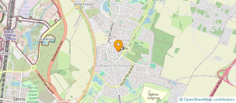 localisation de l'entreprise CONDUIRE COTE VILLAGE  MAGNY-LE-HONGRE