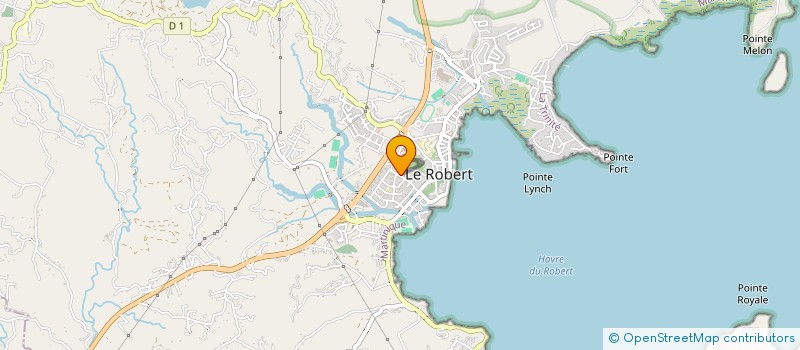 localisation de l'entreprise CONDUITE 972.COM à LE ROBERT