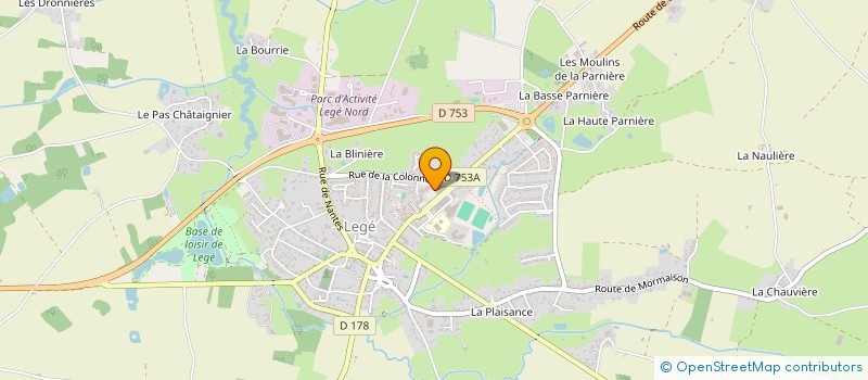 localisation de l'entreprise CONDUITE CLERC  LEGE