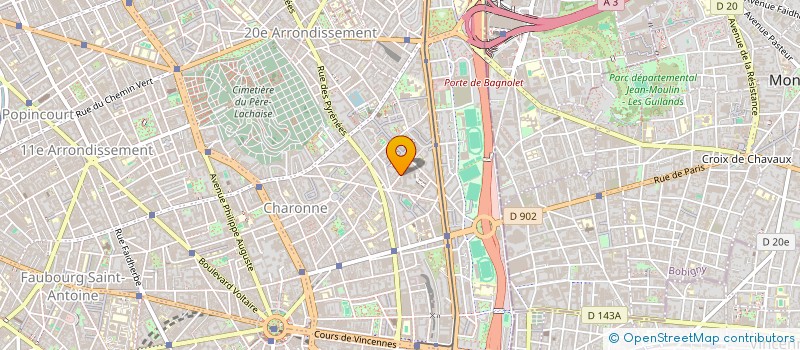 localisation de l'entreprise CONDUITE DUCLOS  PARIS