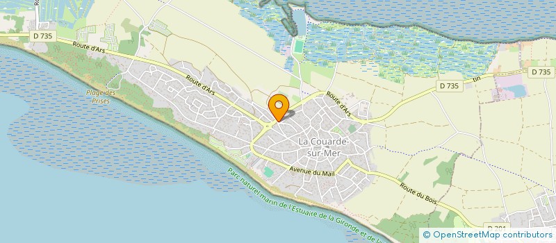 localisation de l'entreprise CONDUITE EN RE  LA COUARDE-SUR-MER