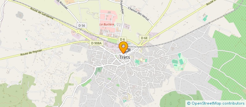 localisation de l'entreprise CONDUITE ET PREVENTION ROUTIERE à TRETS