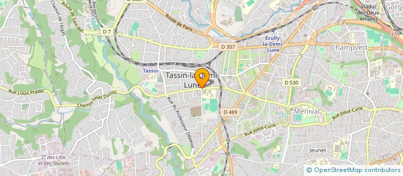 localisation de l'entreprise CONDUITE PLUS PRO  TASSIN-LA-DEMI-LUNE