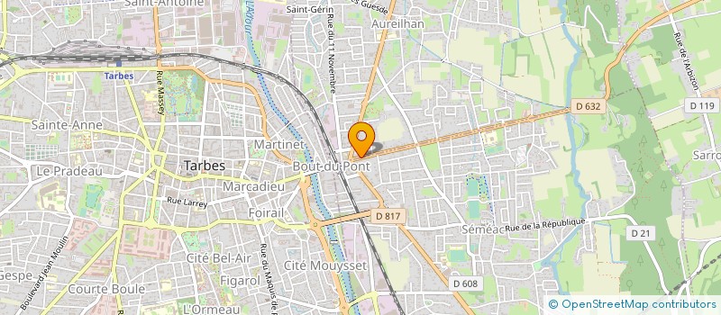 localisation de l'entreprise CONDUITE PYRENEENNE  AUREILHAN