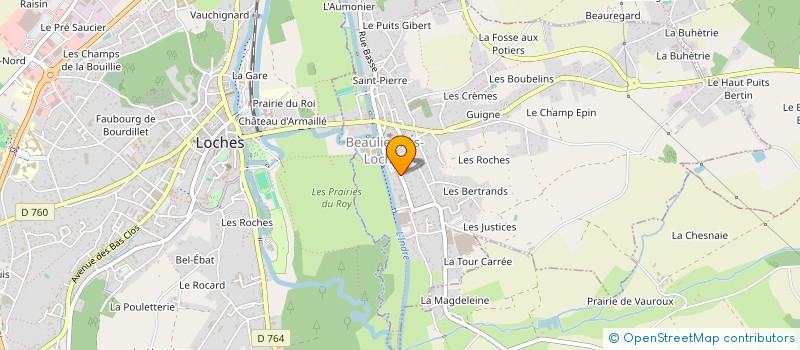 localisation de l'entreprise CONDUITE & SECURITE ROUTIERE  BEAULIEU-LES-LOCHES