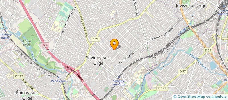 localisation de l'entreprise CONDUITE ZEN à SAVIGNY-SUR-ORGE