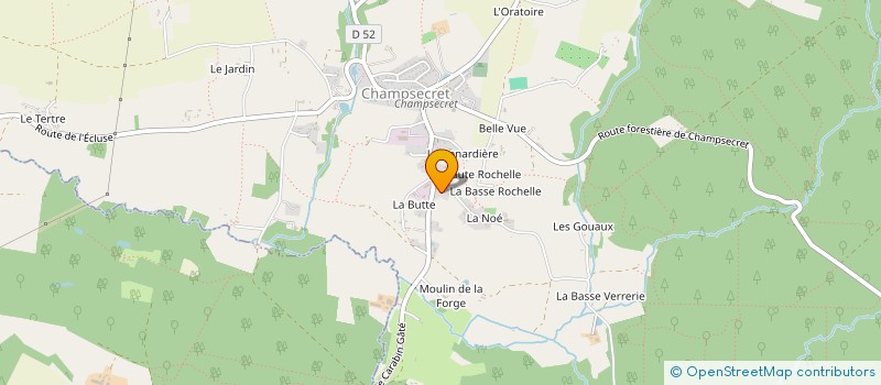 localisation de l'entreprise CONEAU SEBASTIEN à CHAMPSECRET