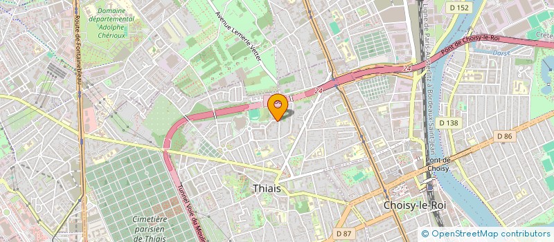 localisation de l'entreprise CONECT INTERIM à THIAIS