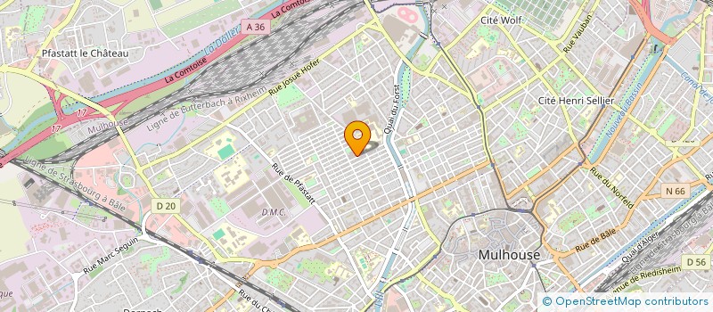 localisation de l'entreprise CONECTERM à MULHOUSE