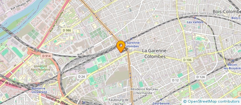 localisation de l'entreprise CONECTINNOV à LA GARENNE-COLOMBES
