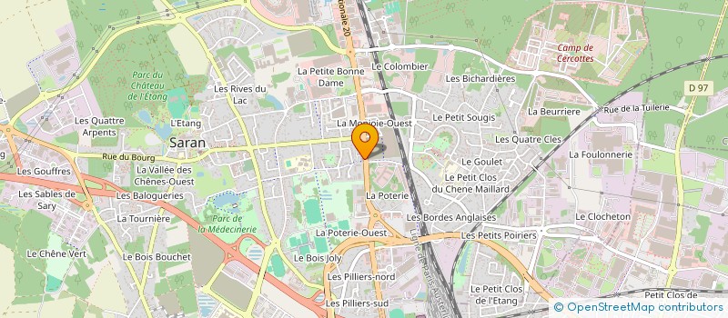 localisation de l'entreprise CONEGO TRANSPORT à SARAN