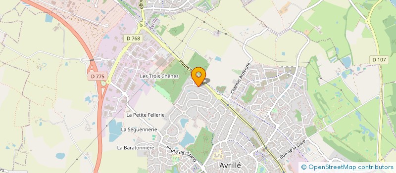 localisation de l'entreprise CONEGOS à AVRILLE