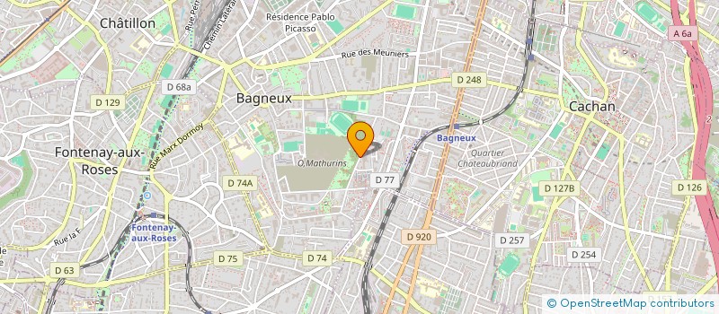localisation de l'entreprise CONEK'TEAM à BAGNEUX