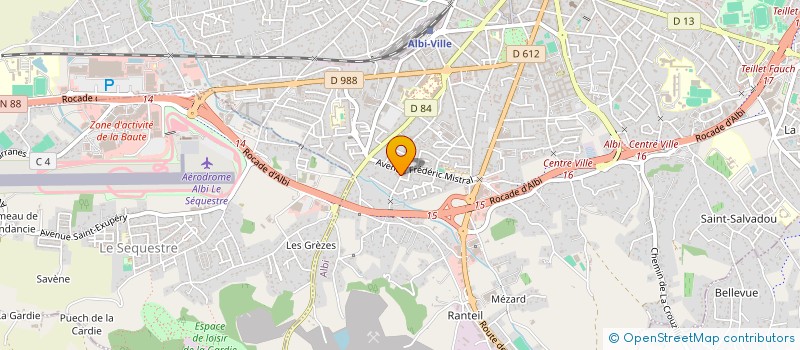 localisation de l'entreprise CONESA à ALBI