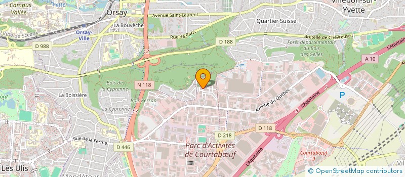 localisation de l'entreprise CONET FRANCE à LES ULIS